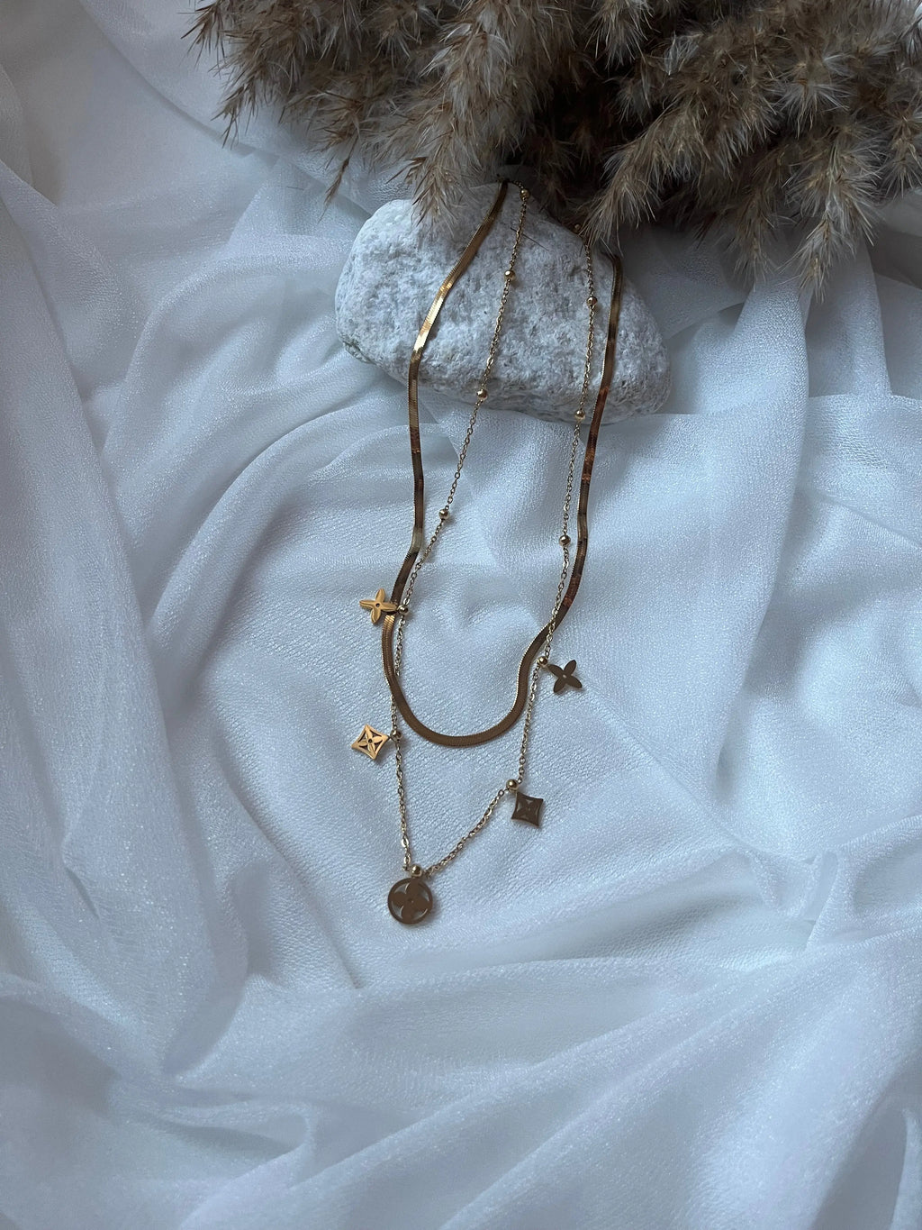 Layered Luxe Trendiges 2-in-1 Kettenset Adore Ani Jewelry