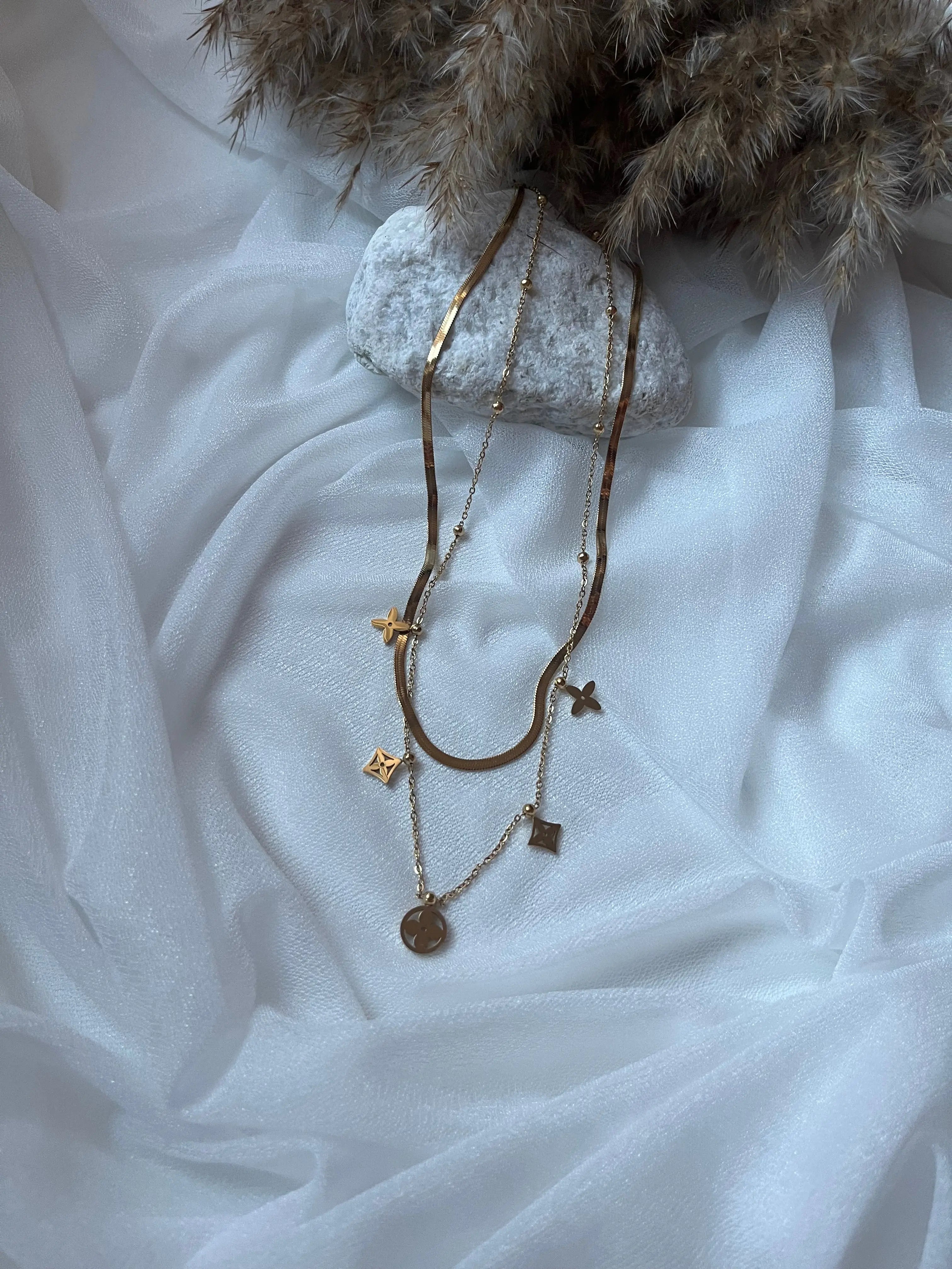 Layered Luxe Trendiges 2-in-1 Kettenset Adore Ani Jewelry