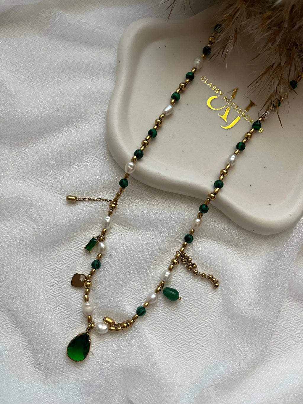 Emerald Garden Halskette Adore Ani Jewelry