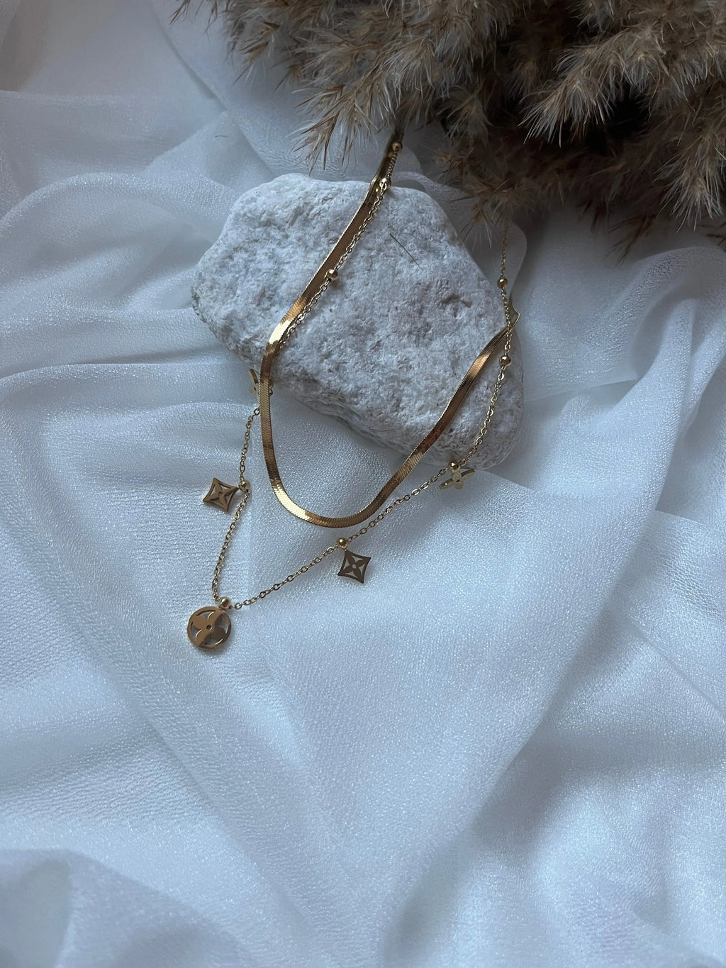 Layered Luxe Trendiges 2-in-1 Kettenset Adore Ani Jewelry