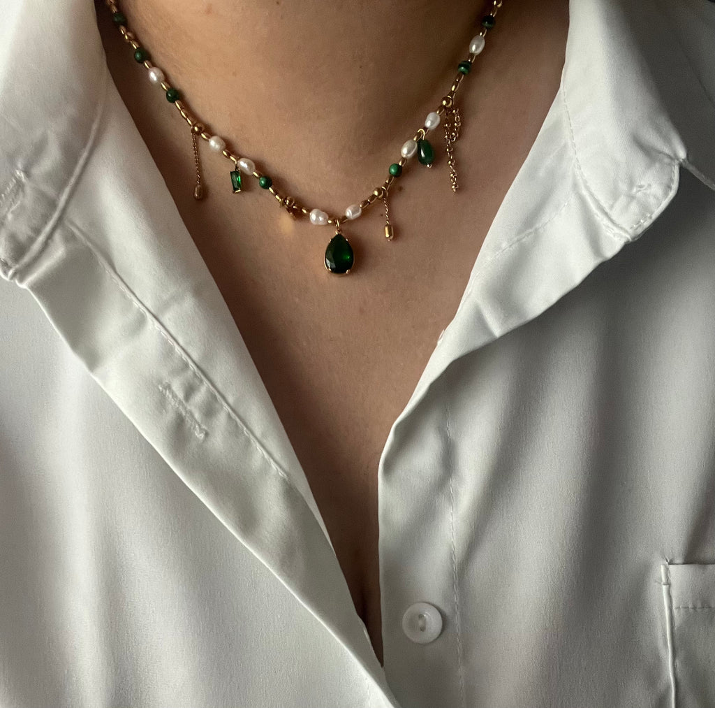 Emerald Garden Halskette Adore Ani Jewelry