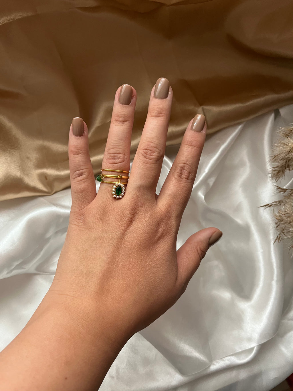 Emerald Grace-Ring Adore Ani Jewelry