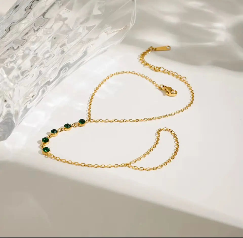 Emerald Touch Handkette Adore Ani Jewelry