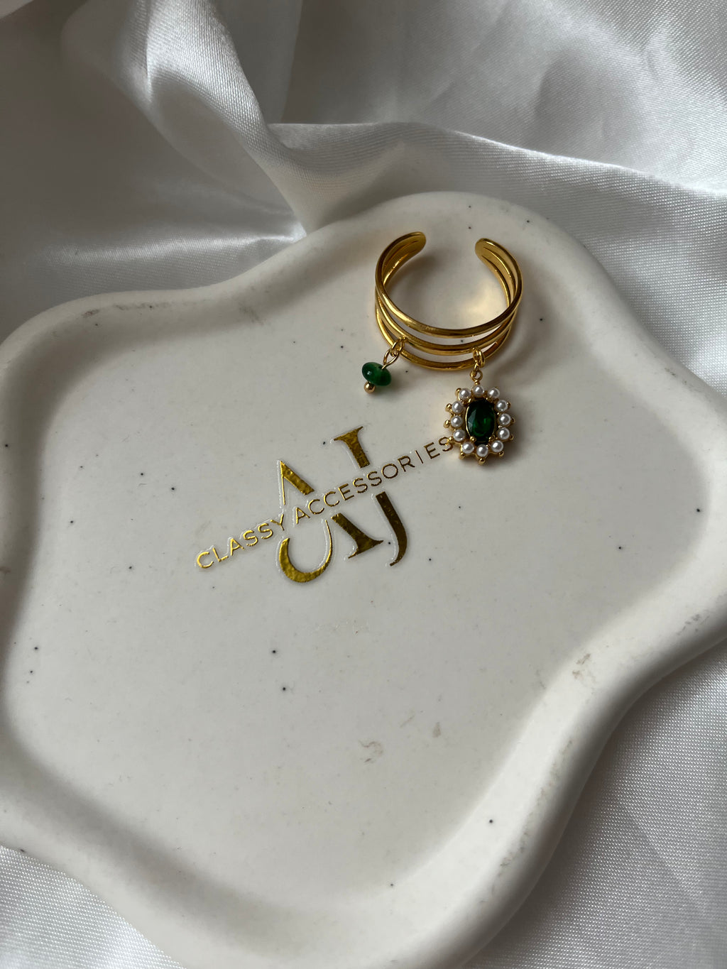 Emerald Grace-Ring Adore Ani Jewelry